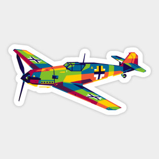 BF-109 Fighter Sticker